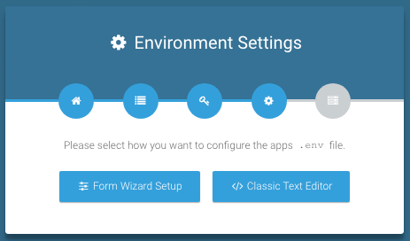 Environment Settings