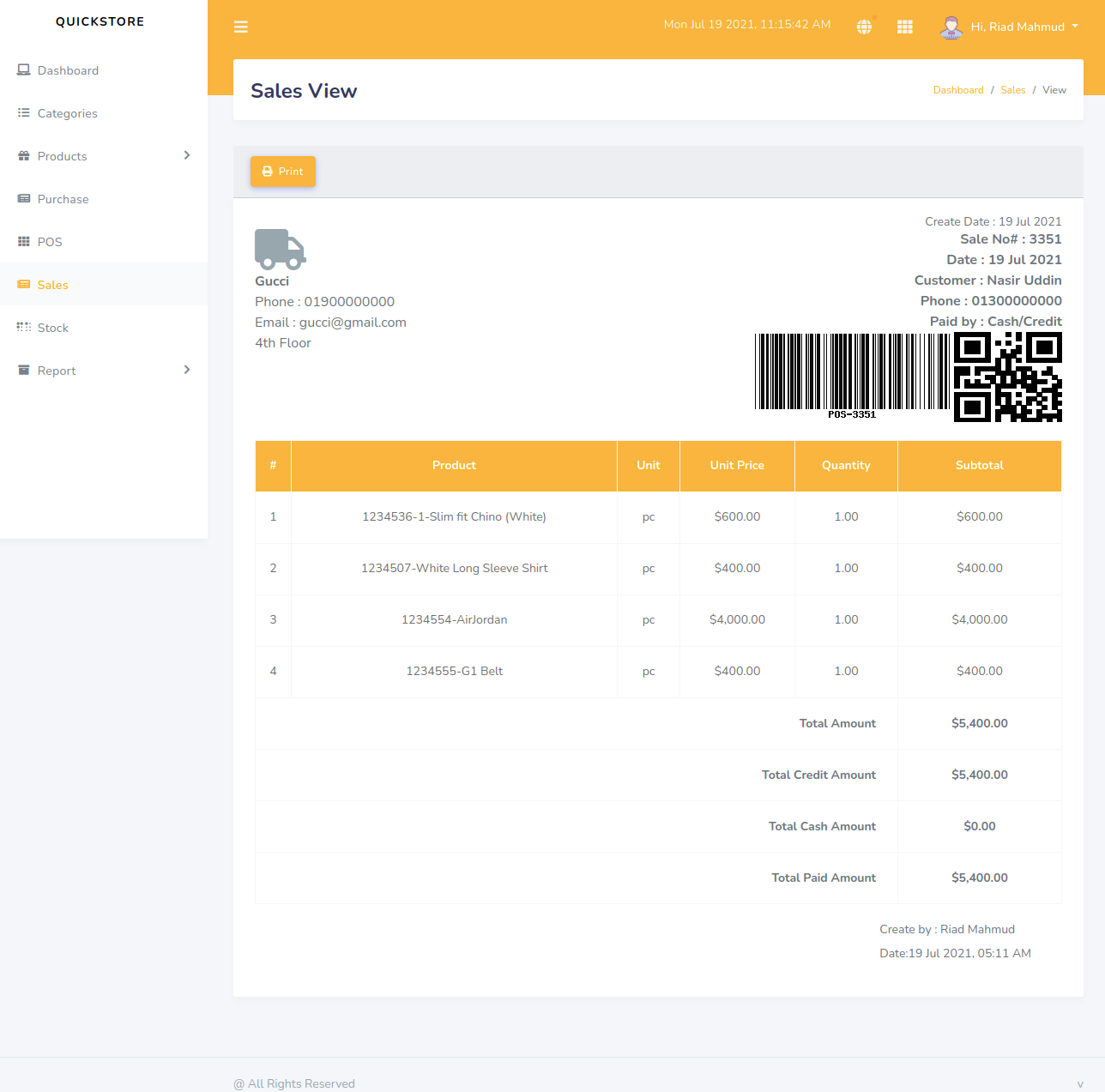 Check-in Dashboard
